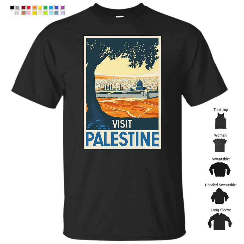 Vintage Travel Poster Visit Palestine T-Shirt