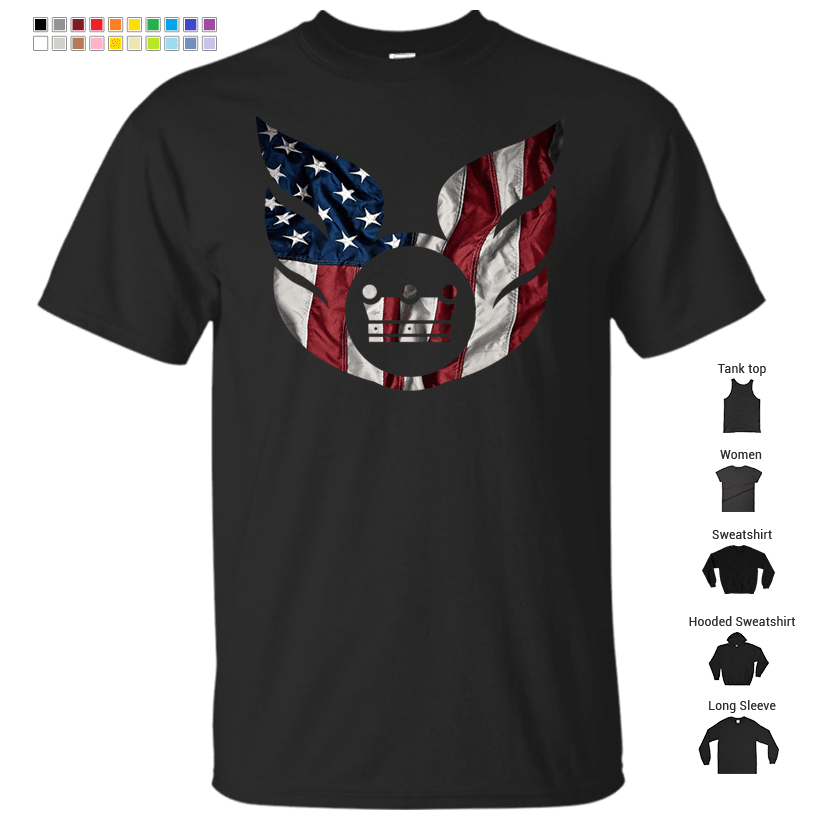 Low Intentions Wings America T-Shirt